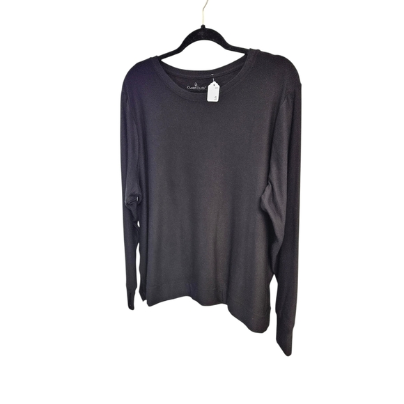 Cuddl Duds Tops - Cuddl Duds Black Long Sleeve Top